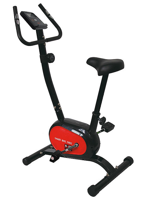 Body Sculpture Compact Magnetic Exercise Bike with Hand Pulse