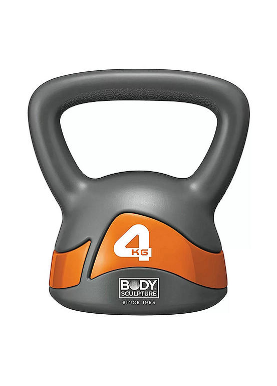 Body Sculpture Wide Grip 4kg Kettlebell