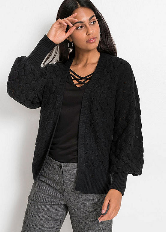 bonprix Ajour Knit Cardigan