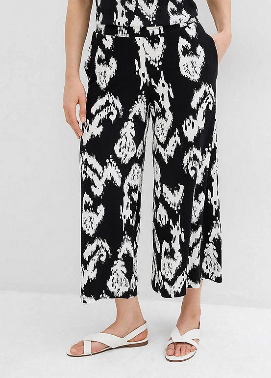 bonprix Batik Print Jersey Trousers