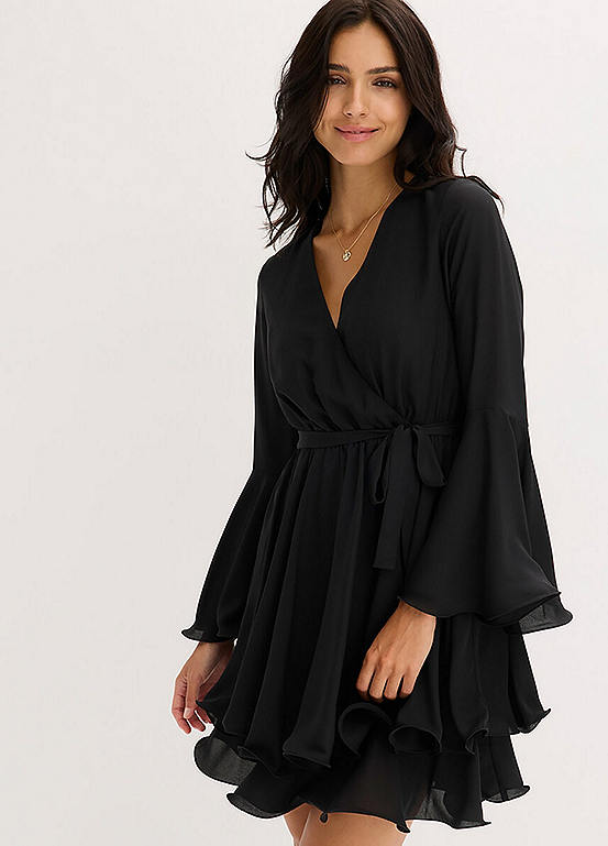 bonprix Chiffon Wrap Dress