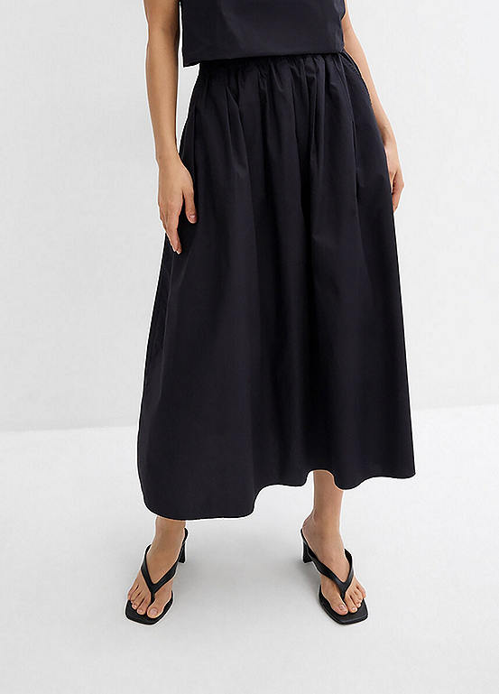 bonprix Cotton A-Line Skirt