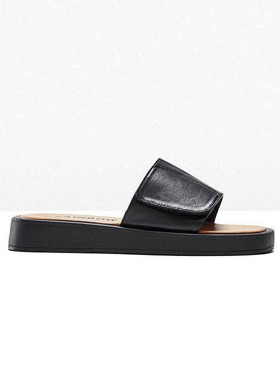 bonprix Faux Leather Slides