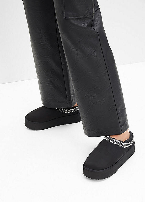 bonprix Faux Suede Low Cut Boots