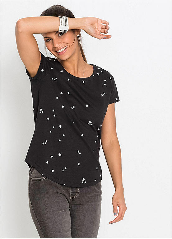 bonprix Star Print Top