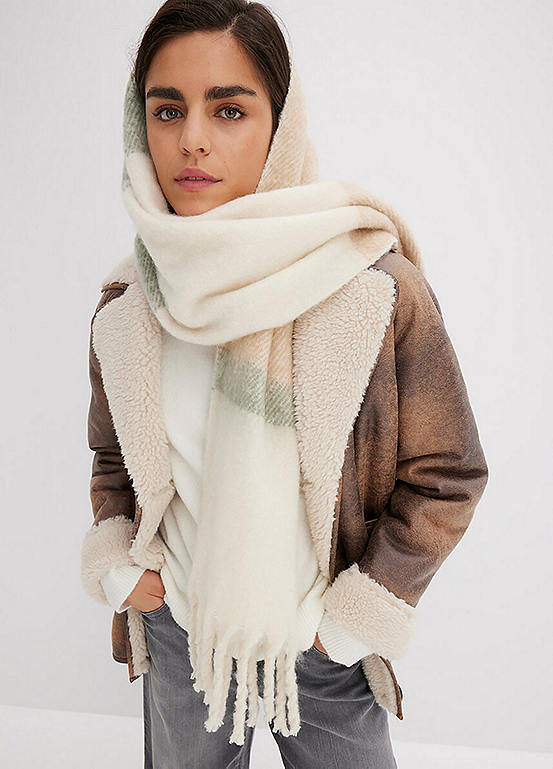 bonprix Stripe Large Scarf