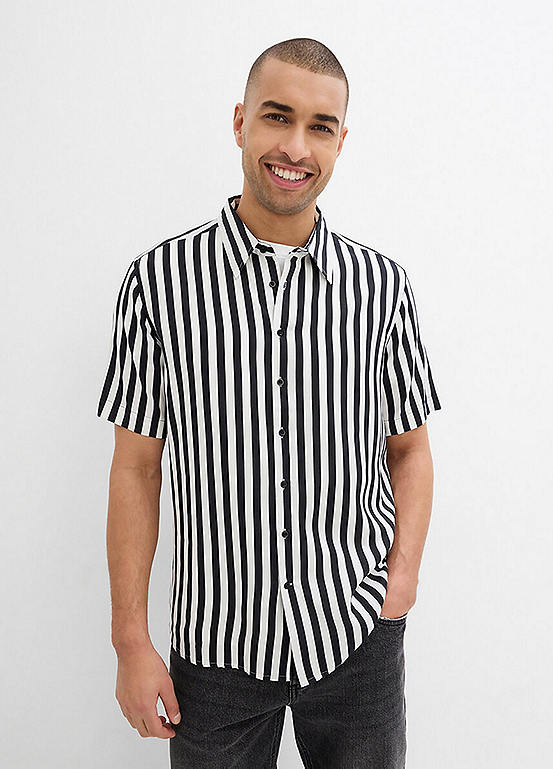 bonprix Striped Short Sleeve Shirt