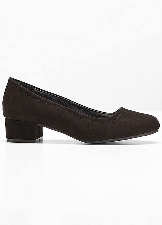 bonprix Suede Look Court Shoes
