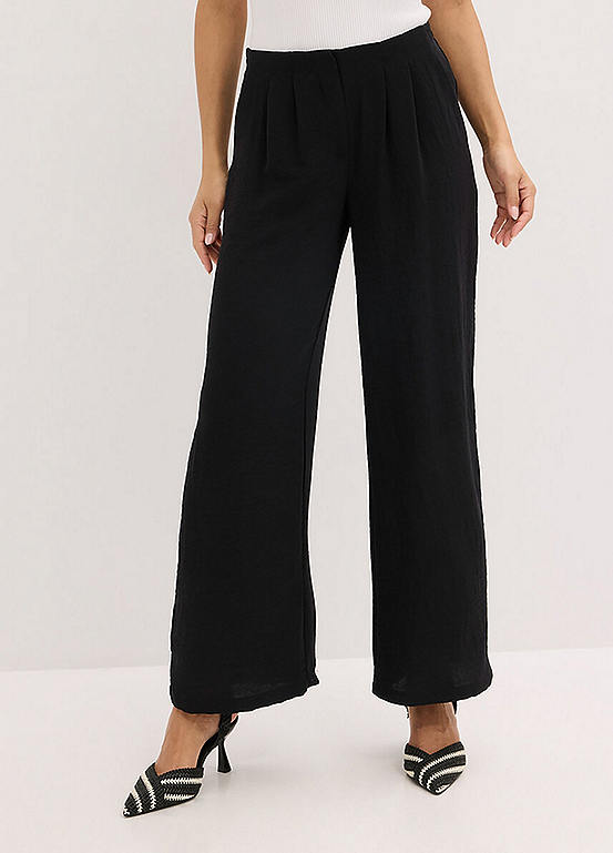 bonprix Textured Trousers