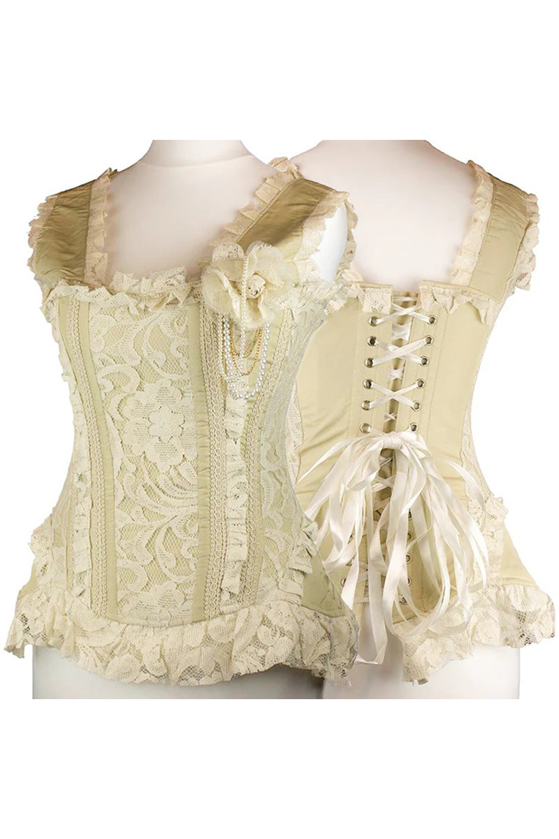 Burleska Steampunk Venice Bodice Cream