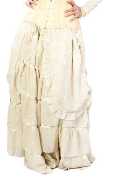 Burleska Victorian Gothic Skirt Cream