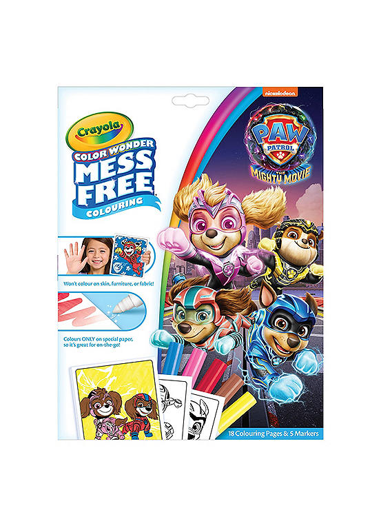 Crayola Colour Wonder Paw Patrol Adventure Pups