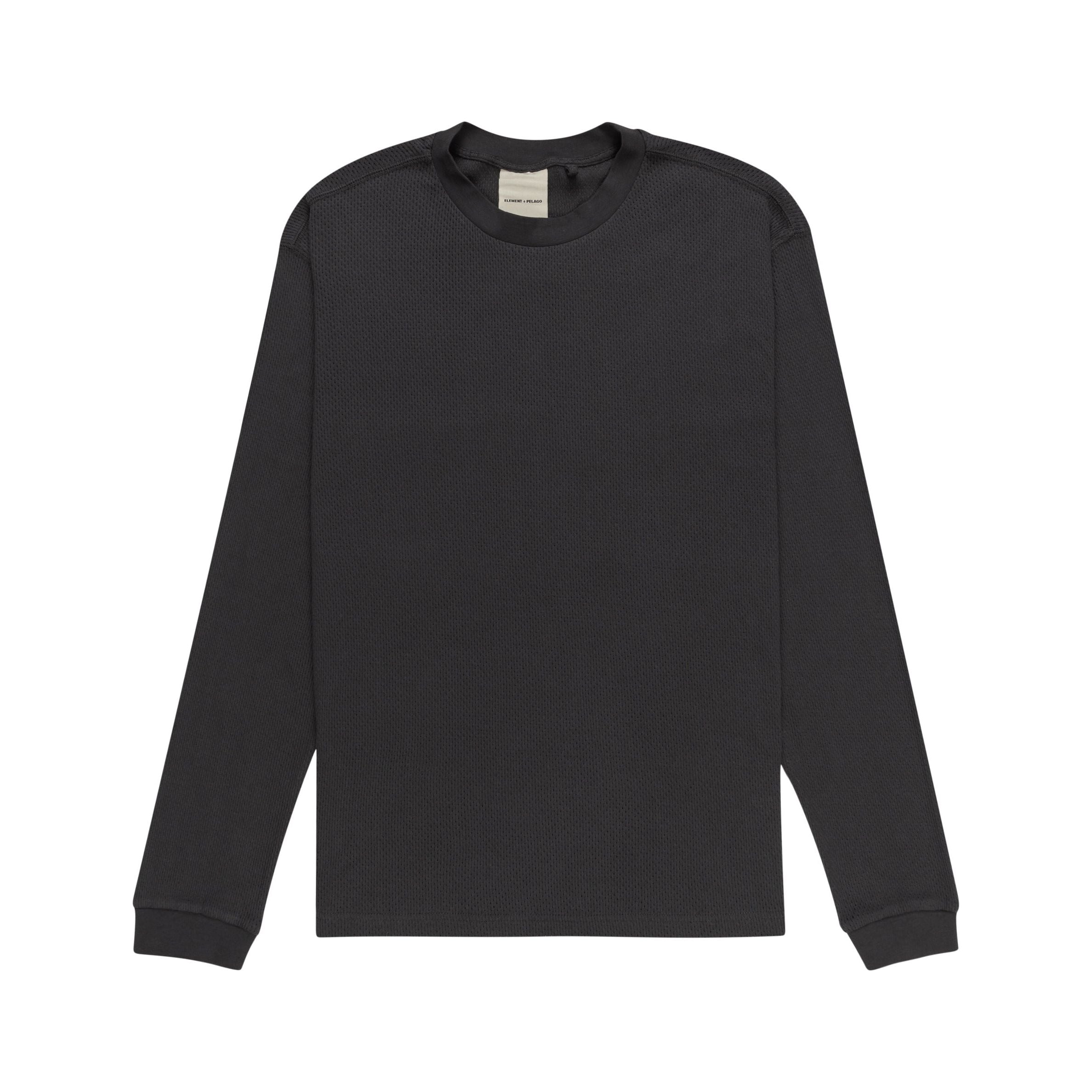 Element X Pelago Mesh Long Sleeve Tee - Off Black