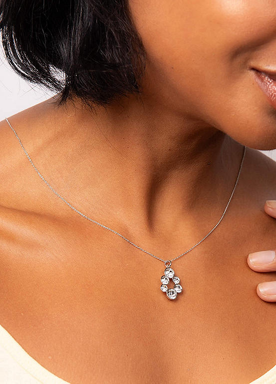 Fiorelli Bubble Pendant with Clear Crystal