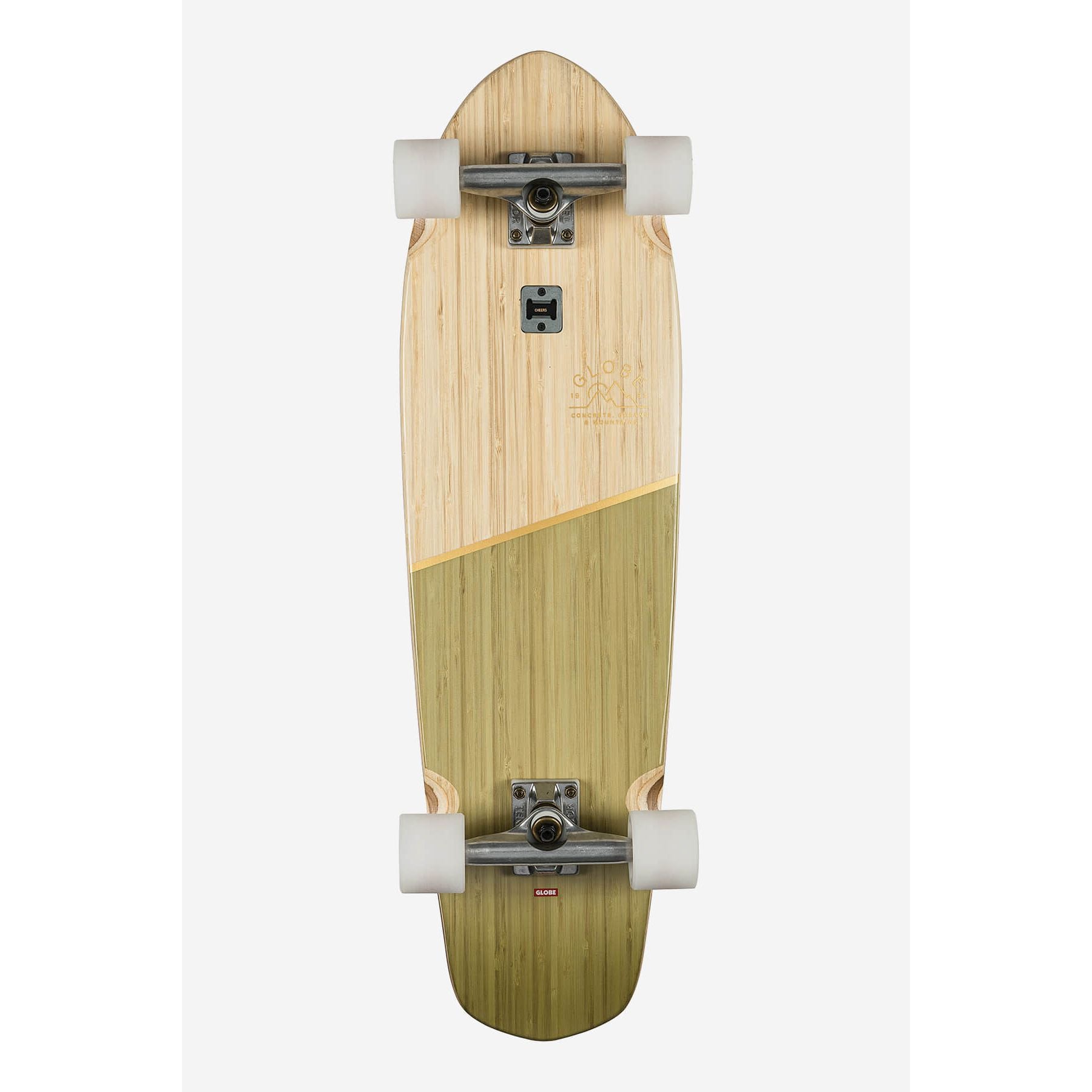 Globe Big Blazer 32" Cruiser Skateboard - Bamboo / Olive