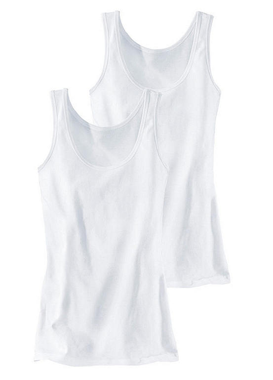 H.I.S Pack of 2 Vest Tops