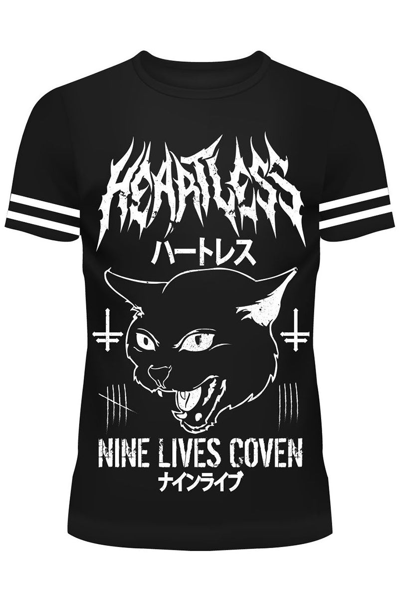 Heartless Nine Lives Coven Varsity T