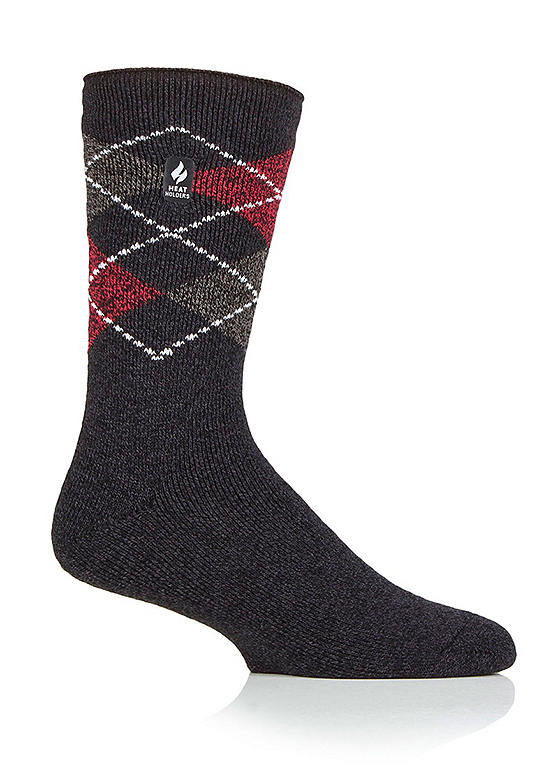 Heat Holders Men’s 1 Pr Lyon Core Lite Argyle Socks