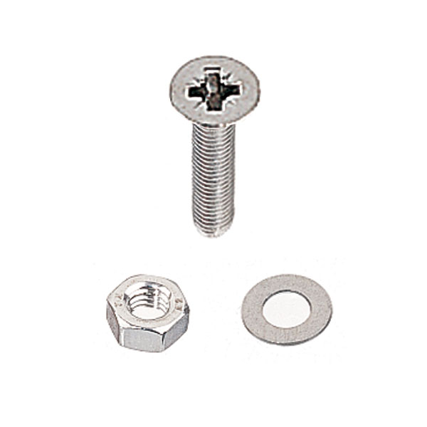 Proboat A4 Pozi Counter Sunk Machine Screws / Nuts / Washers