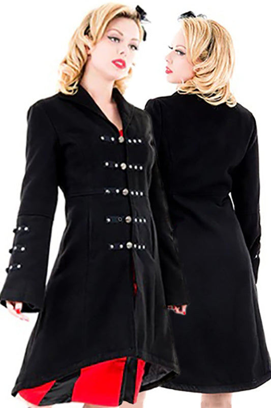 H&R London Reincarnation Coat Black (UK10)