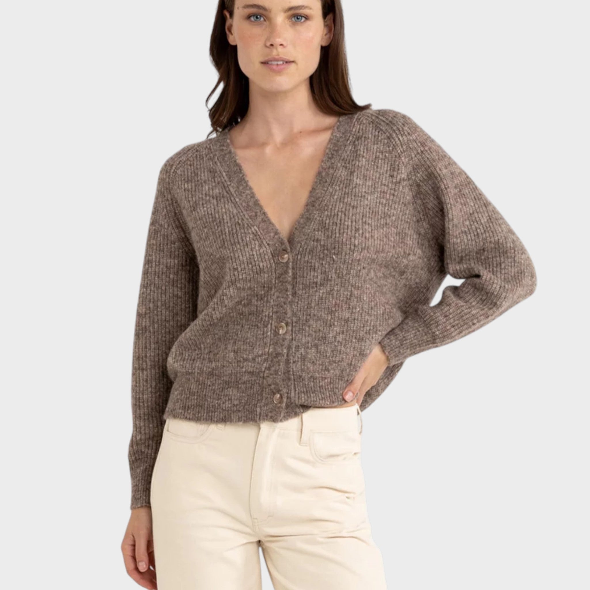 Rhythm Women's Quinn Knit Cardigan - Oatmeal