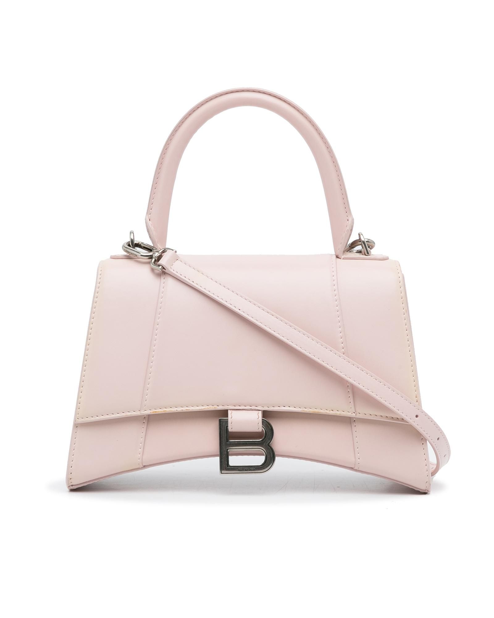 Preloved Hourglass XS Top Handle Bag- Pink Satchel