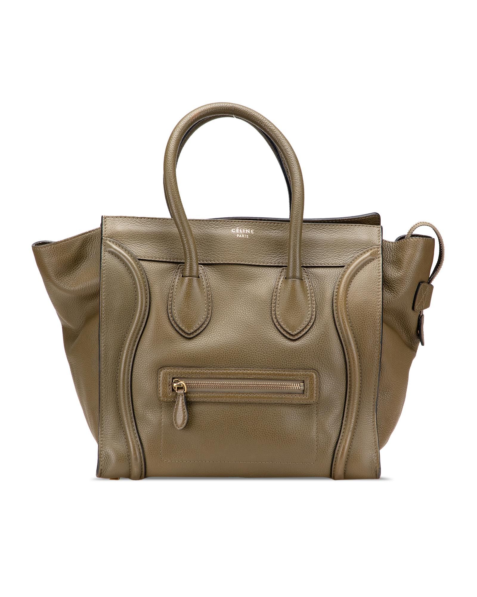 Preloved Luggage Nano Structured Tote- Brown Tote Bags