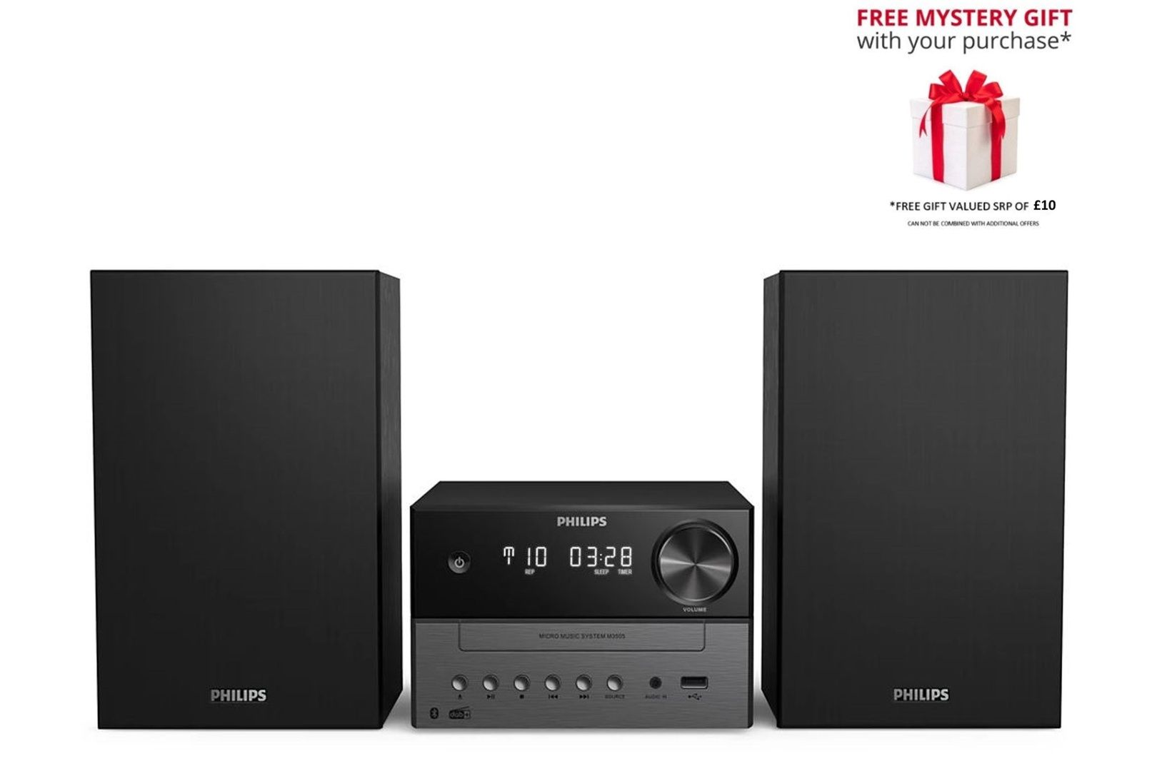 TAM3505-12 BT Micro Hi-Fi System DAB+ Radio CD Player USB Charging