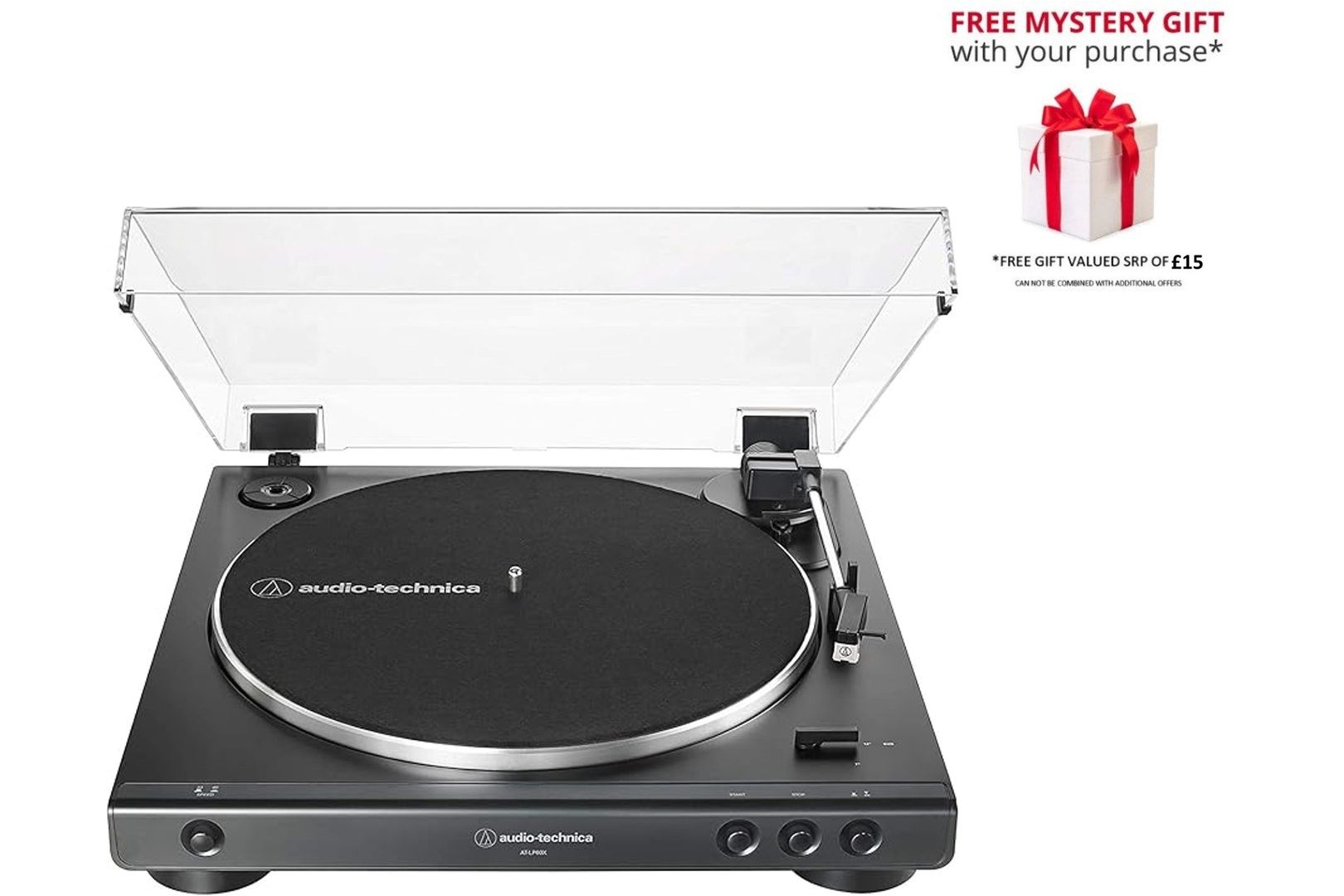AT-LP60X Fully Automatic Belt-Drive Stereo Turntable