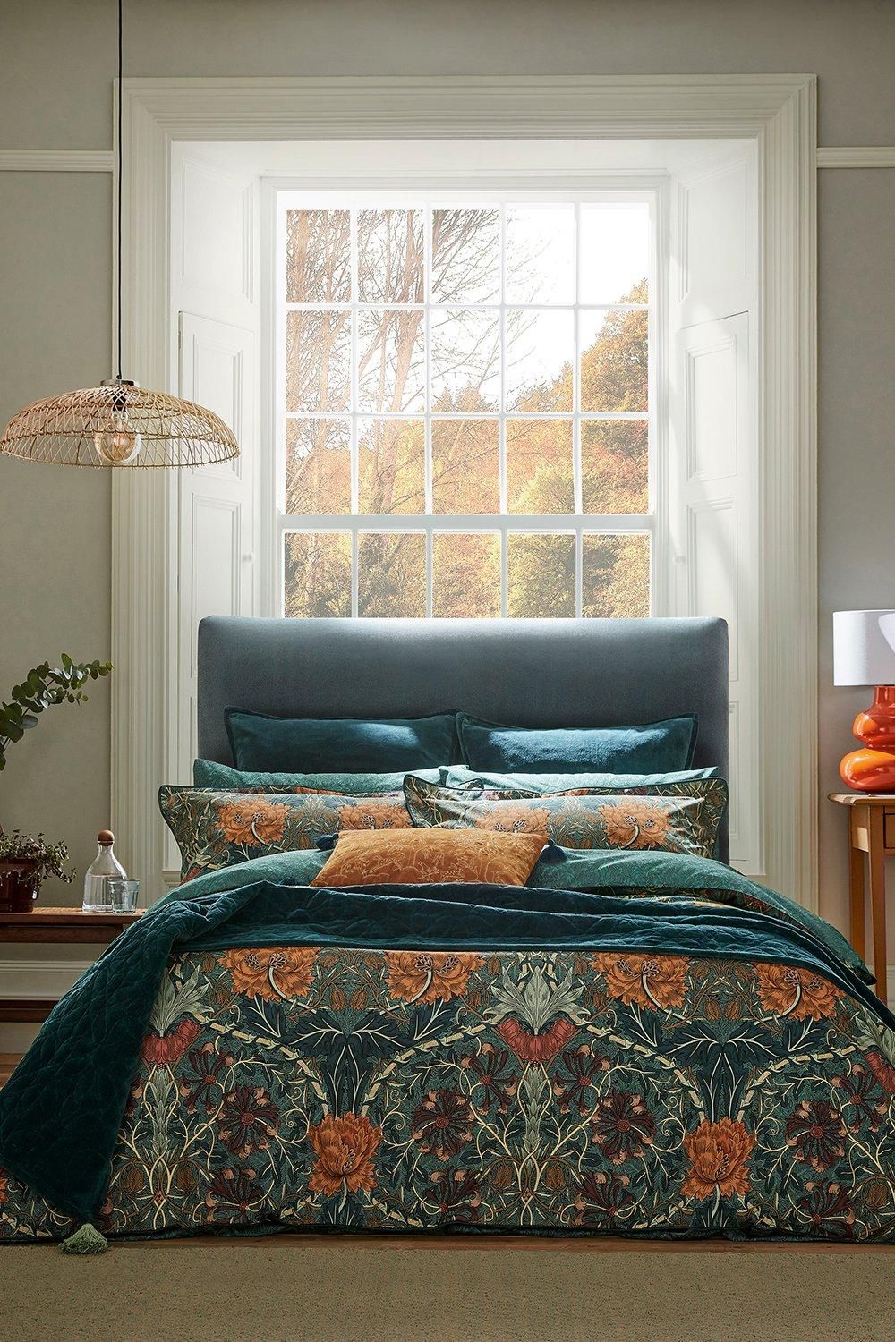 'Honeysuckle & Tulip' Duvet Cover