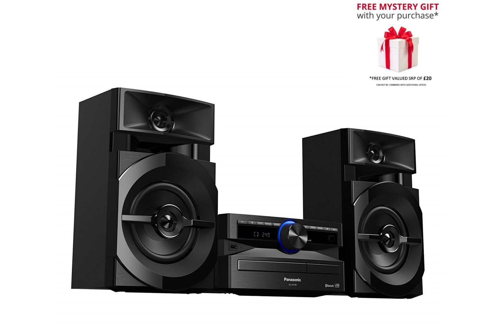 SC-AKX520E-K Bluetooth Megasound Party Hi-Fi System