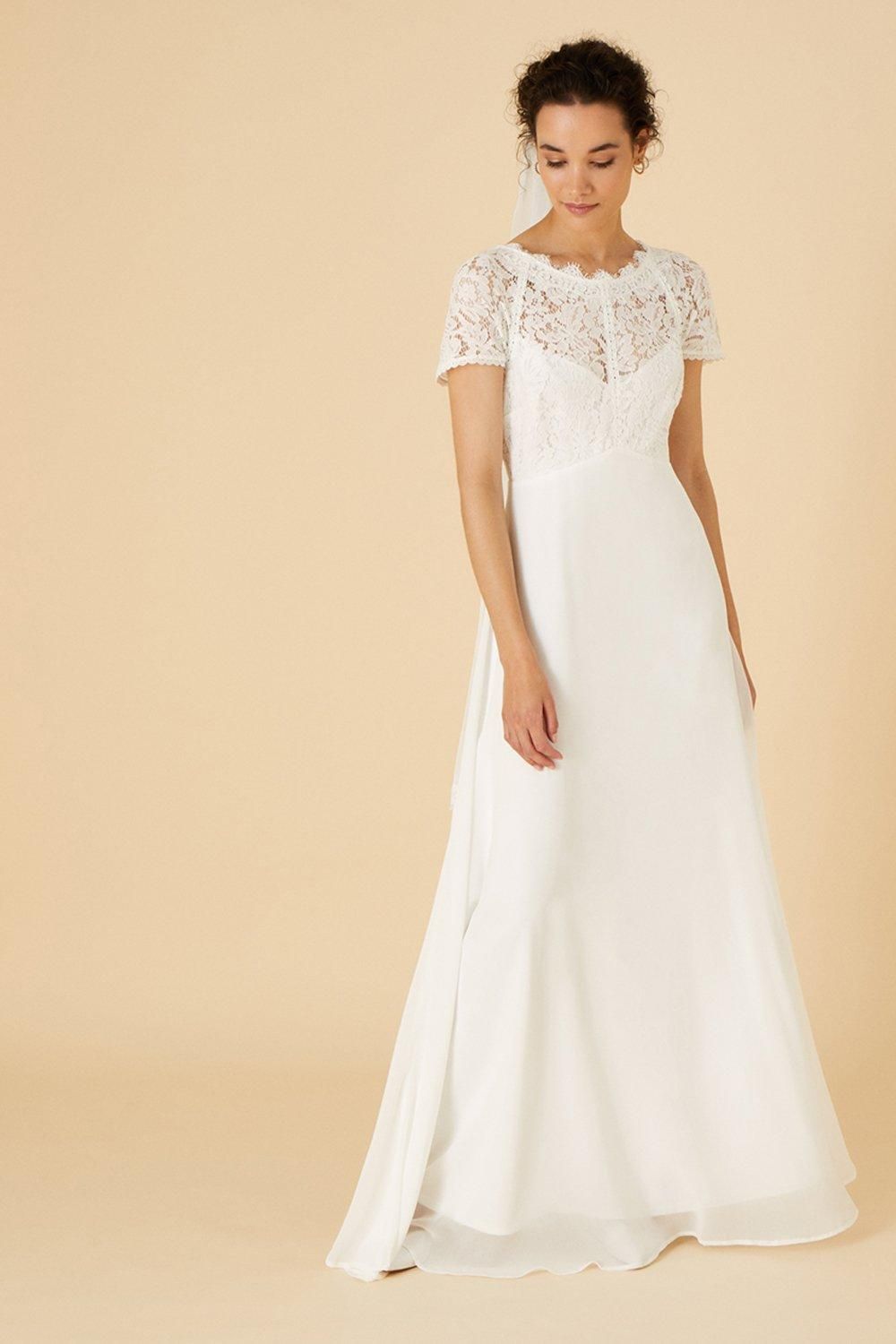 'Megan' Lace Bridal Maxi Dress