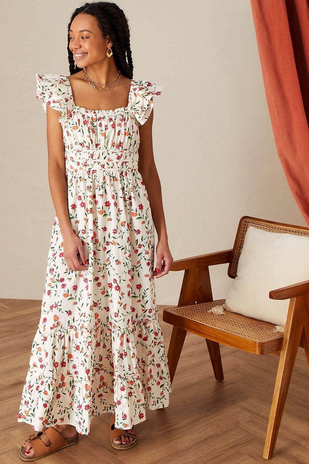 'Pamela' Print Dress