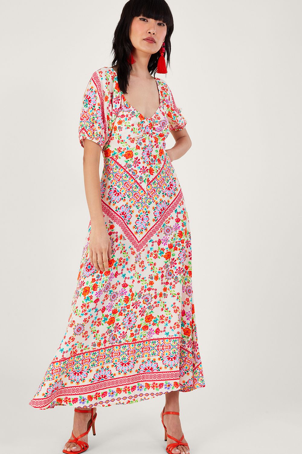 Julietta Floral Maxi Dress in Sustainable Viscose