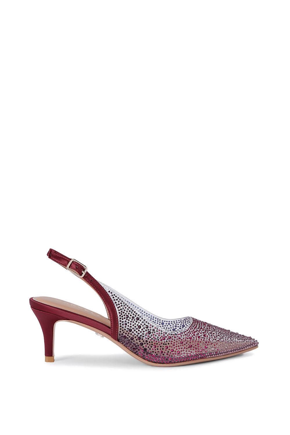 'Positano Vinyl Sling Low' Heels