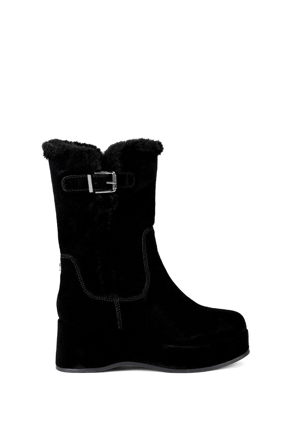 'Apres Buckle' Suede Boots