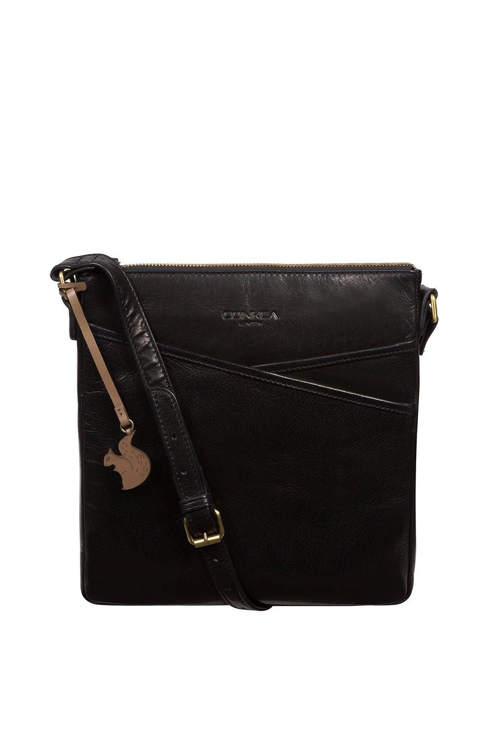 'Avril' Leather Cross Body Bag