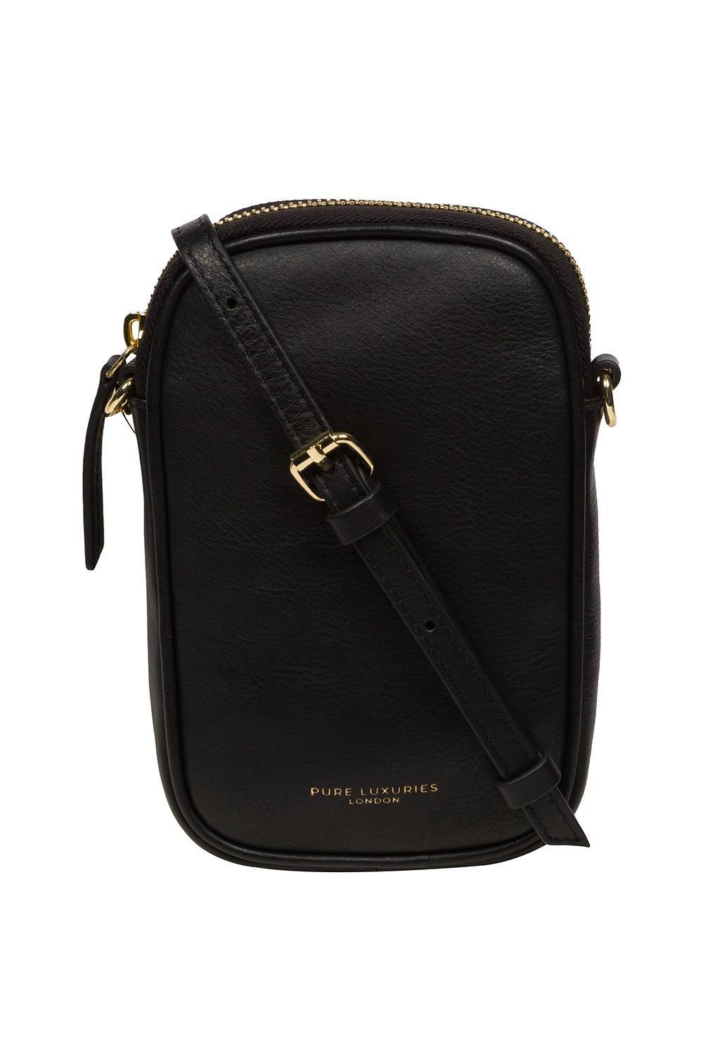 'Alaina' Nappa Leather Cross Body Phone Bag