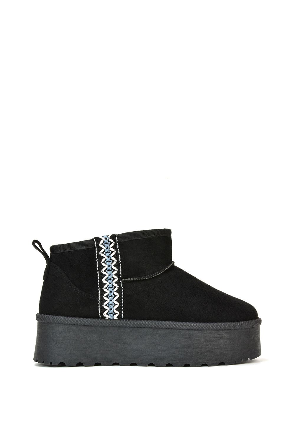 'Thea' Warm Aztec Mini Ankle Boots