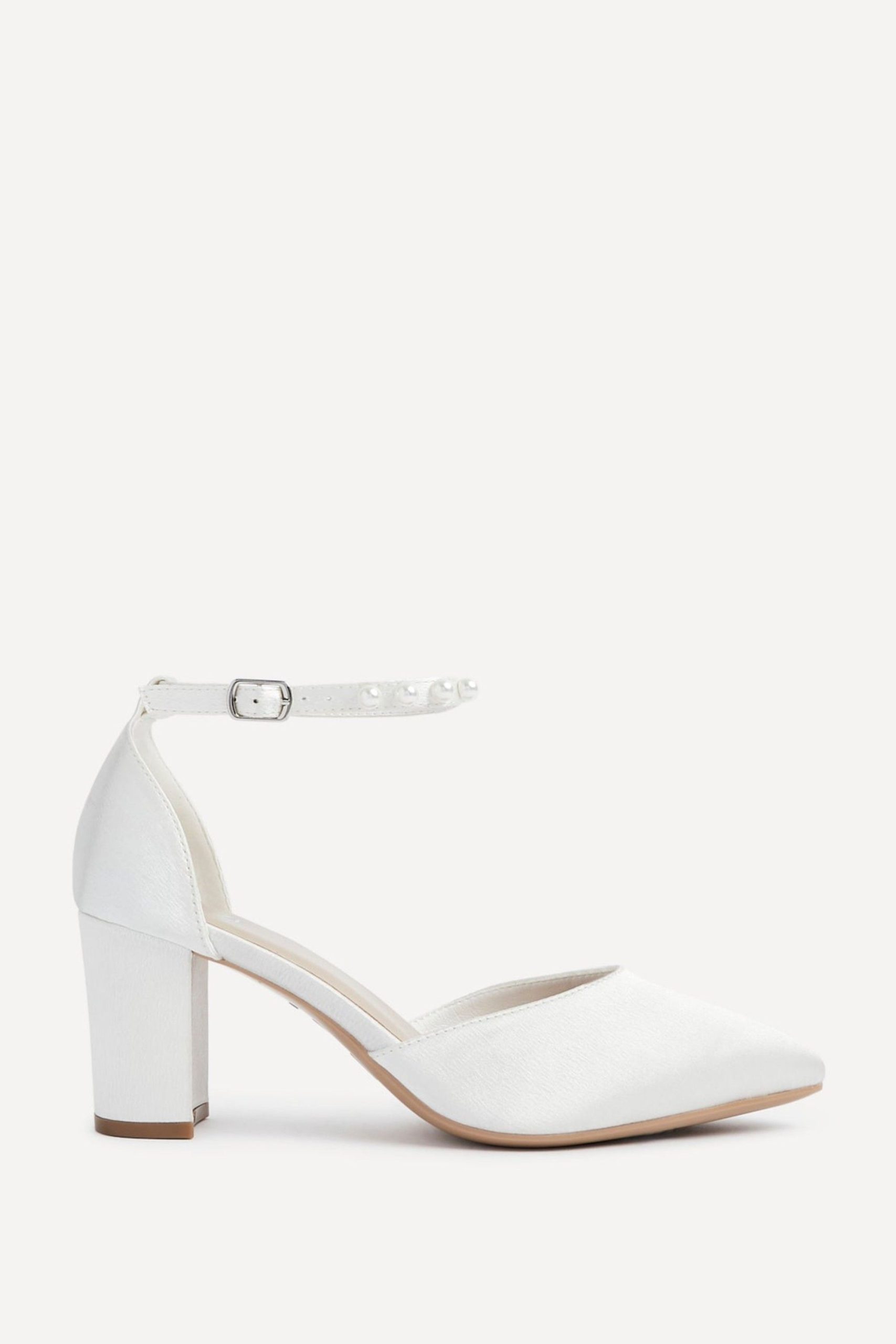 Elowen Bridal Wide Fit Ivory Satin Court Heel