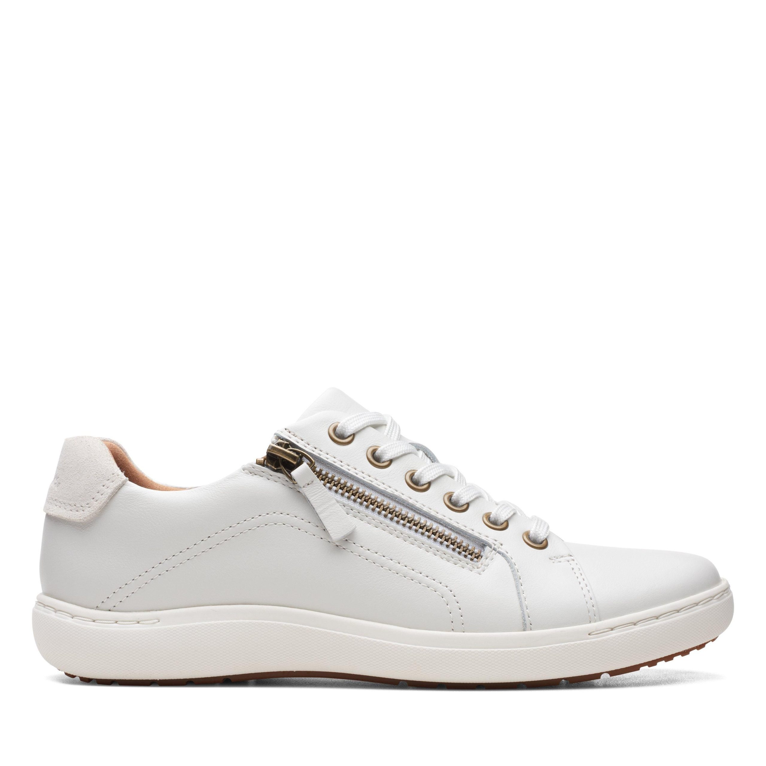 Nalle Lace White Leather Trainers