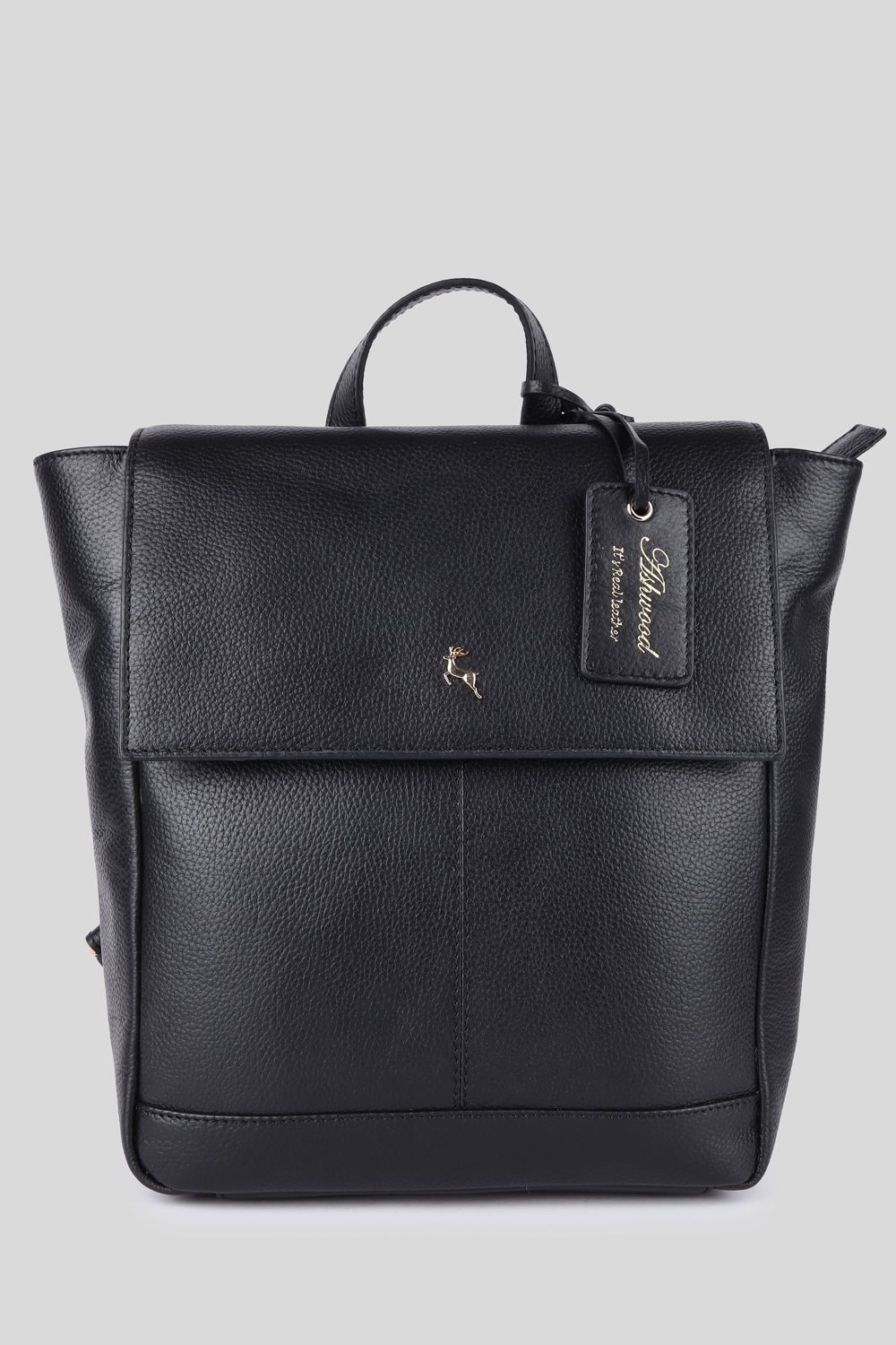 'Lussuria Venezia' Real Leather Flapover Backpack