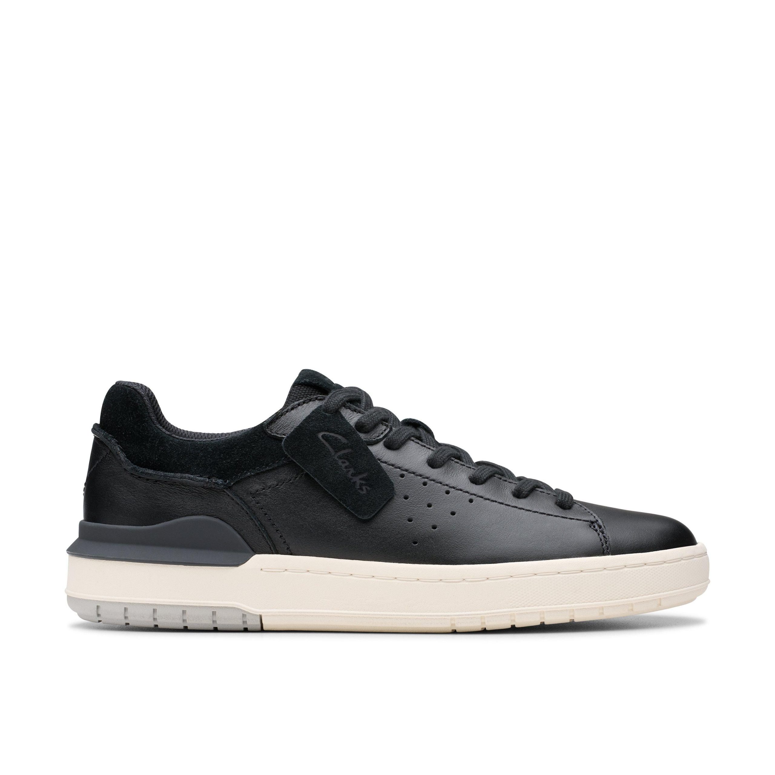 Courtlite2 Run Black Leather Trainers