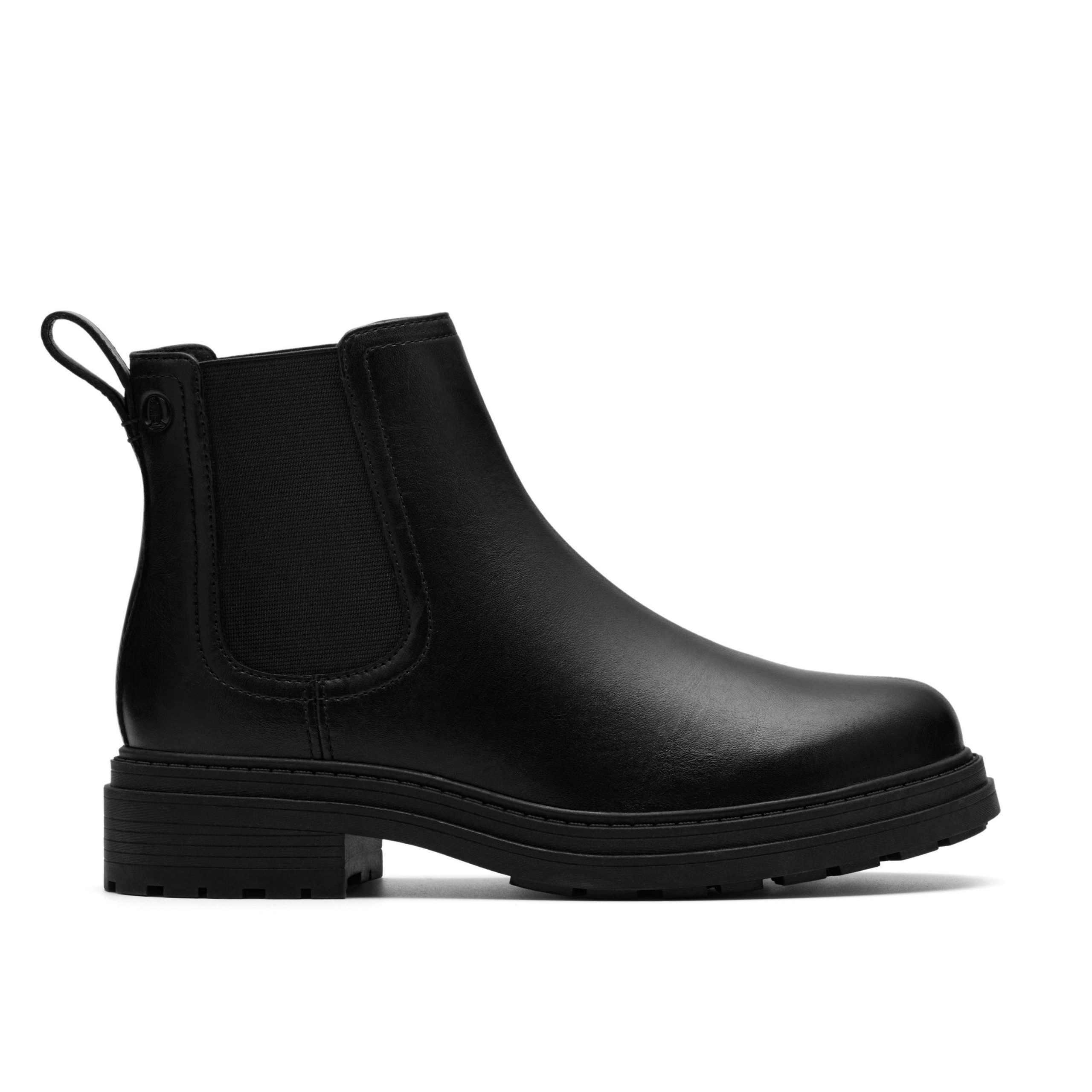 Orinoco 3 Lane Black Leather Chelsea Boots
