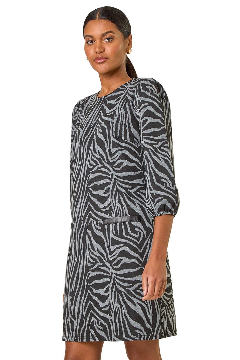 Animal Print Stretch Dress