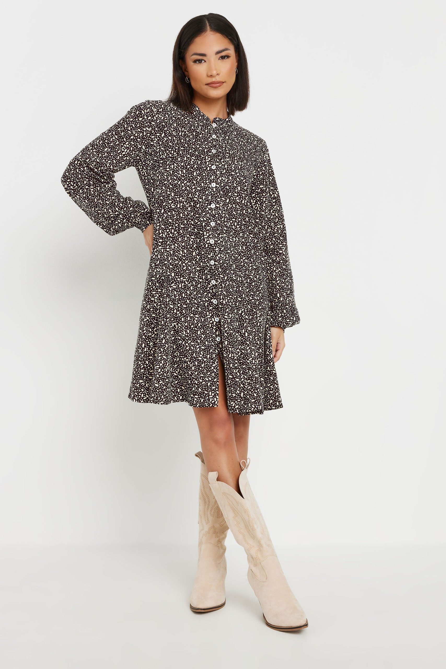 Petite Smock Mini Dress