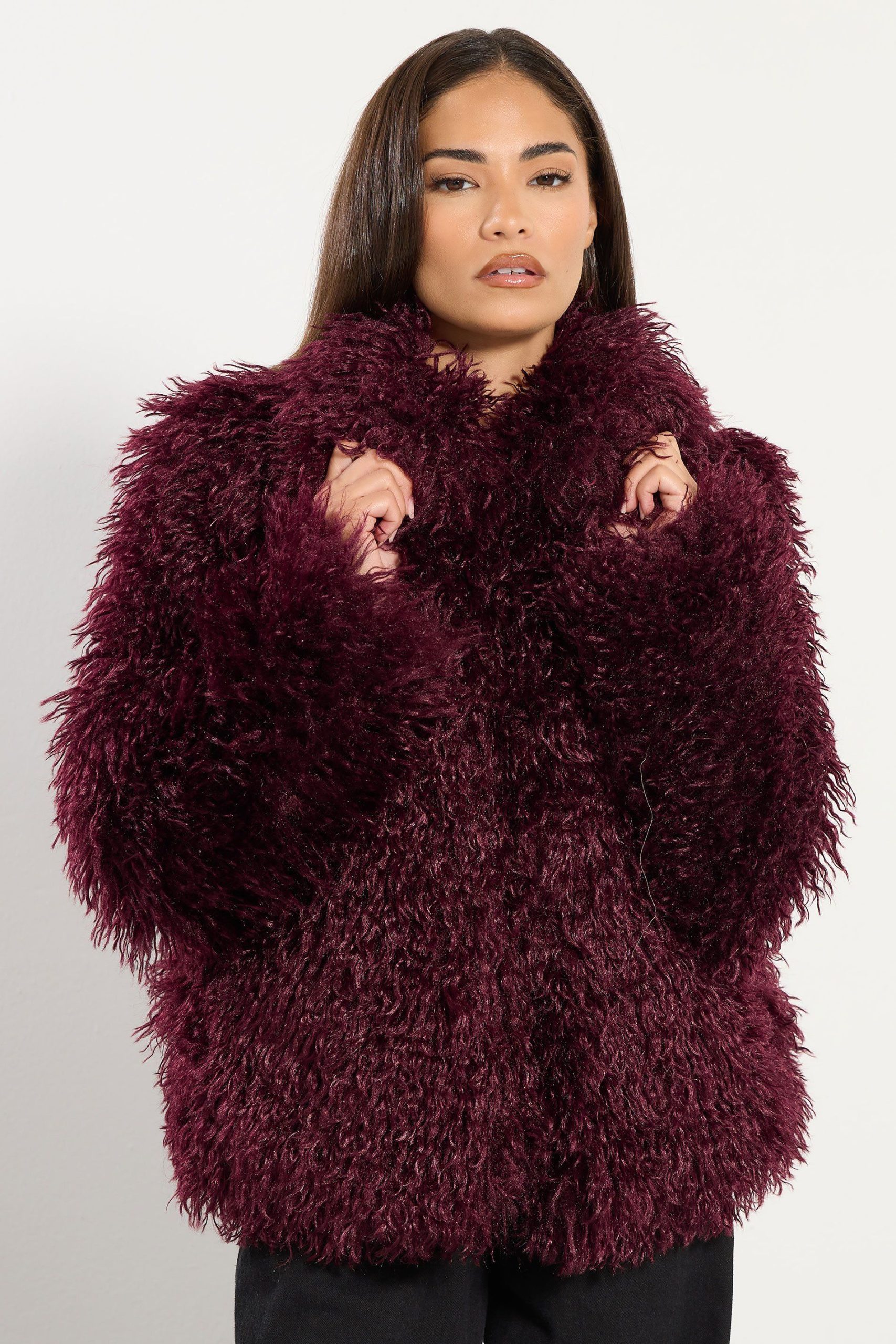 Petite Faux Fur Jacket