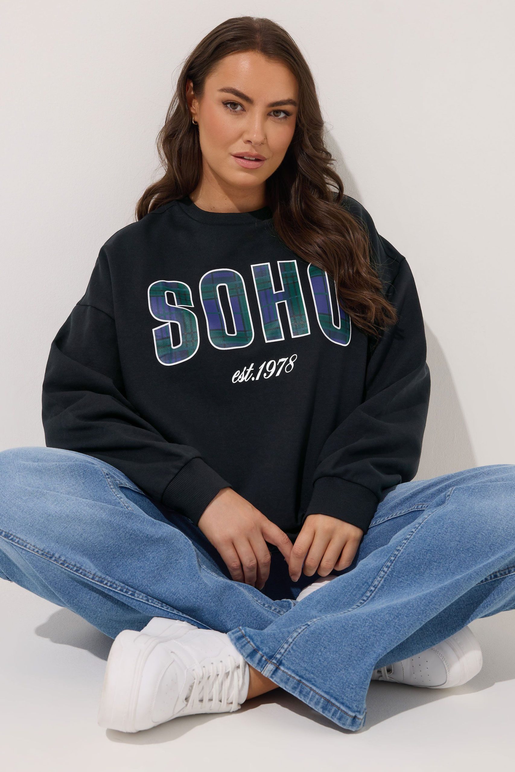 'Soho' Print Sweatshirt