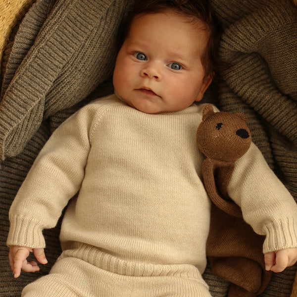 Merino Wool Tokki Teddy Comforter - Mocha