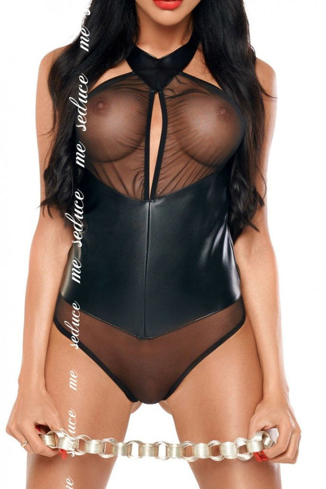 Me Seduce Imane Bodysuit Black